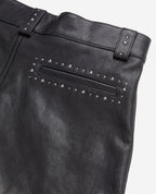 The Kooples - Short En Cuir De Mouton - Noir - Femme