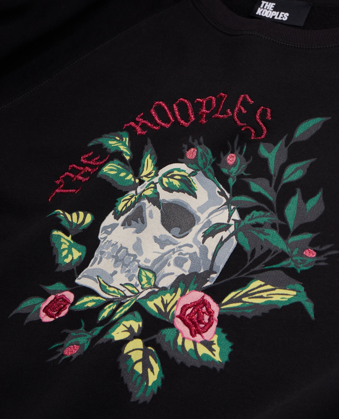 The Kooples - Sweatshirt Avec Print Skull And Flowers - Femme