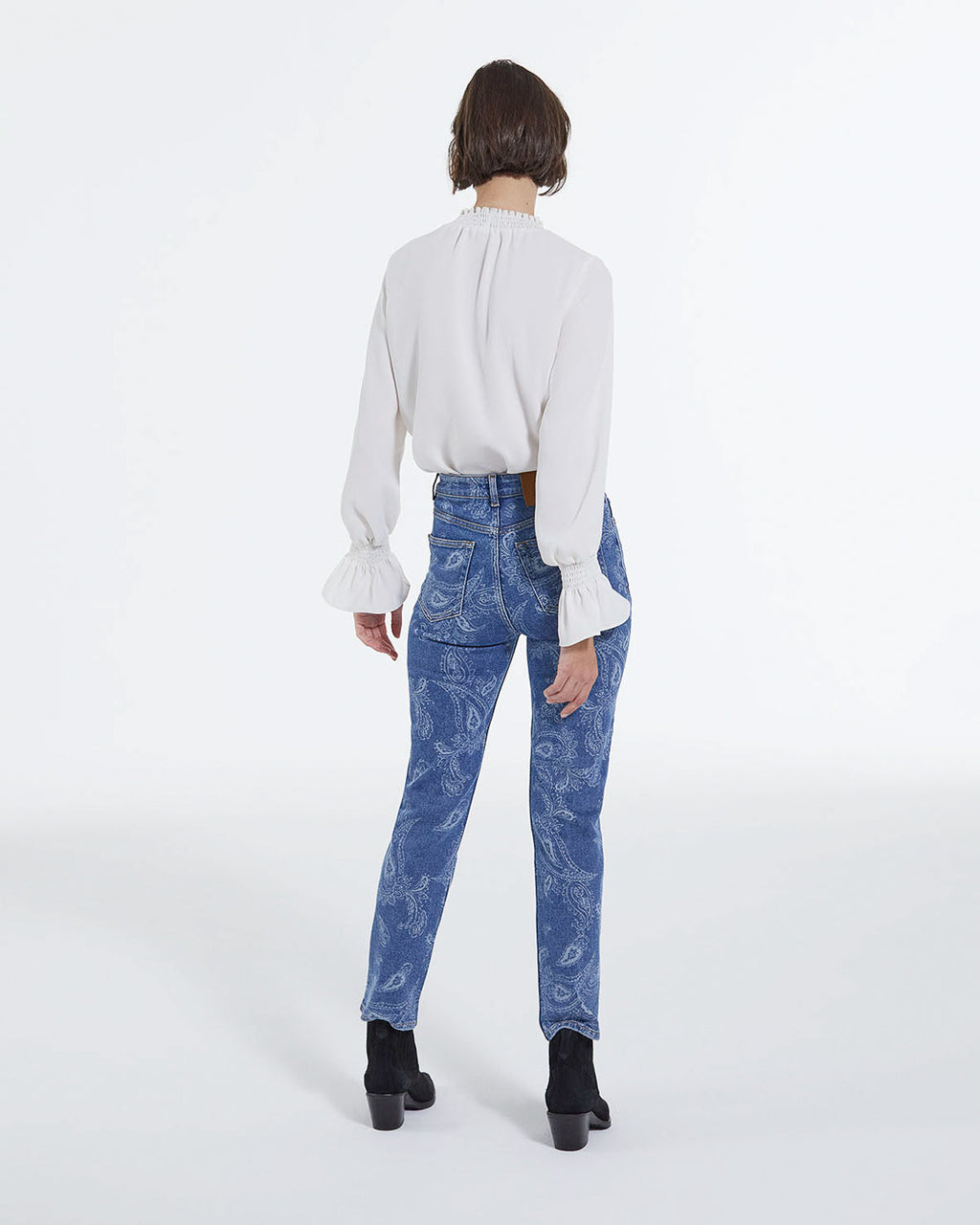 The Kooples - Blusa De Crepé - Blanco Roto - Mujer