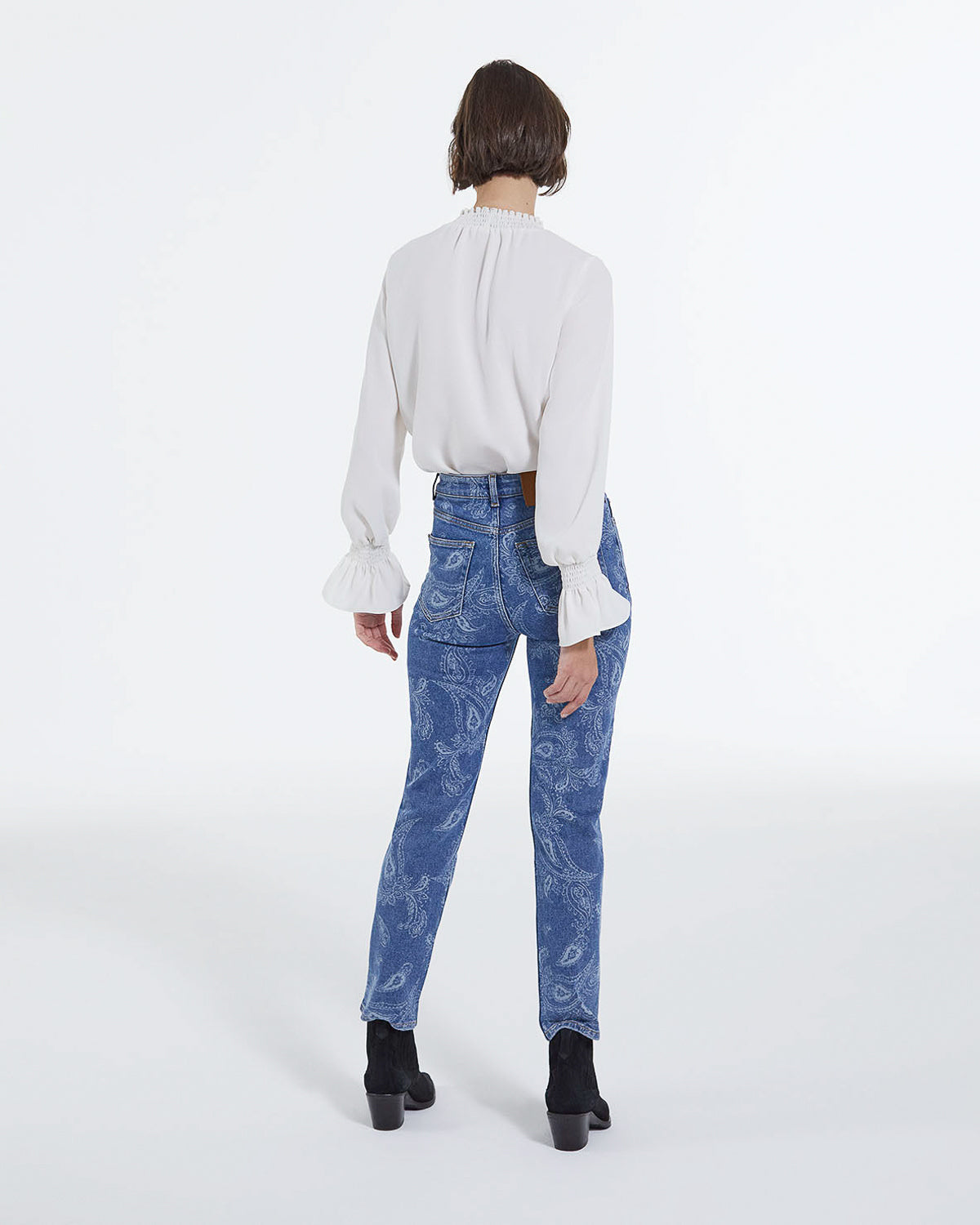 The Kooples - Blusa De Crepé - Blanco Roto - Mujer