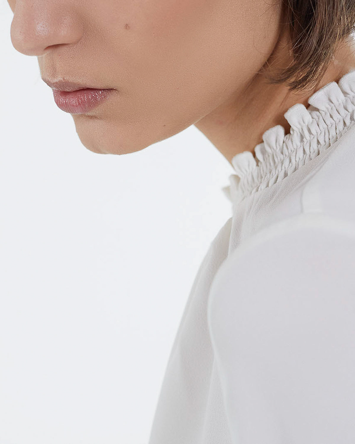 The Kooples - Blusa De Crepé - Blanco Roto - Mujer