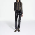 The Kooples - Top - Noir Et Marron Clair - Femme