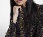 The Kooples - Top - Noir Et Marron Clair - Femme