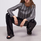 The Kooples - Top - Black And White - Women