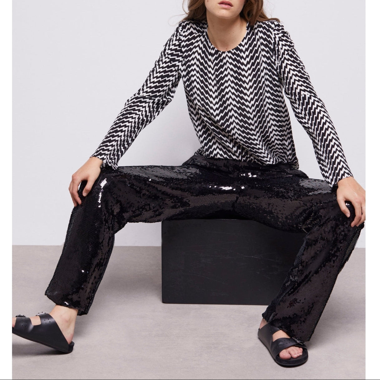 The Kooples - Top - Black And White - Women