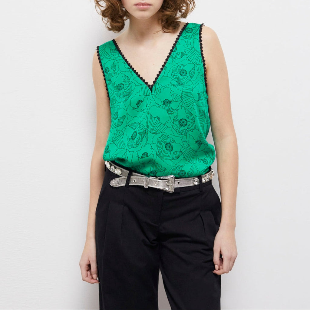 The Kooples - Top - Verde - Mujer