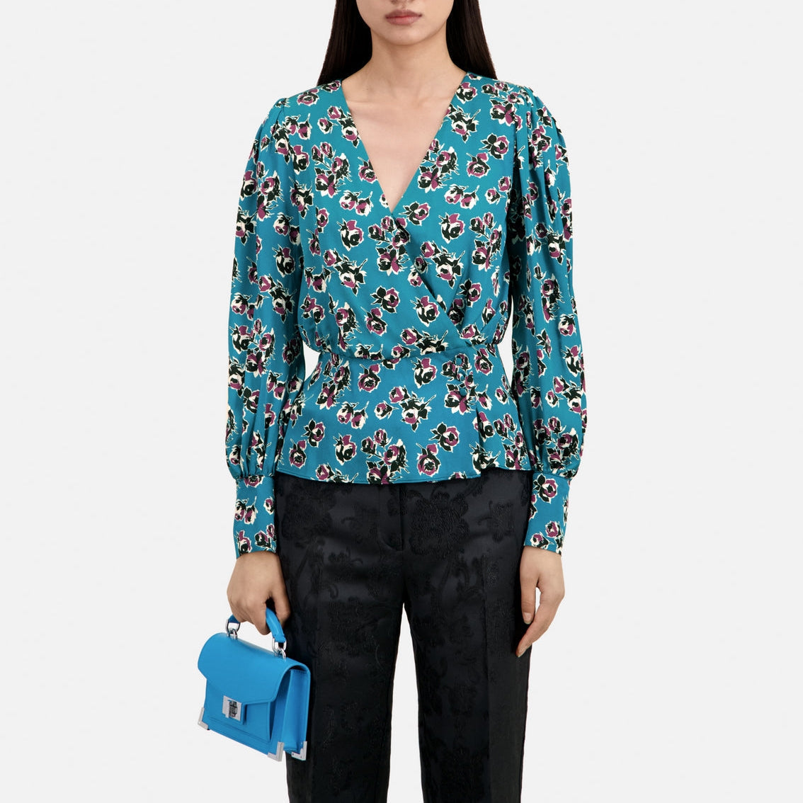 The Kooples - Blouse - Bleu - Femme