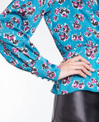 The Kooples - Blouse - Bleu - Femme