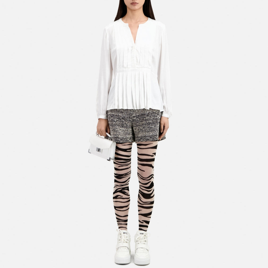 The Kooples - Top Plissee Manches Longues - Femme