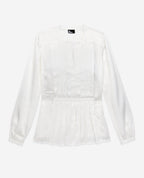 The Kooples - Top Plissee Manches Longues - Femme