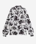 The Kooples - Blouse En Soie - Blanc - Femme