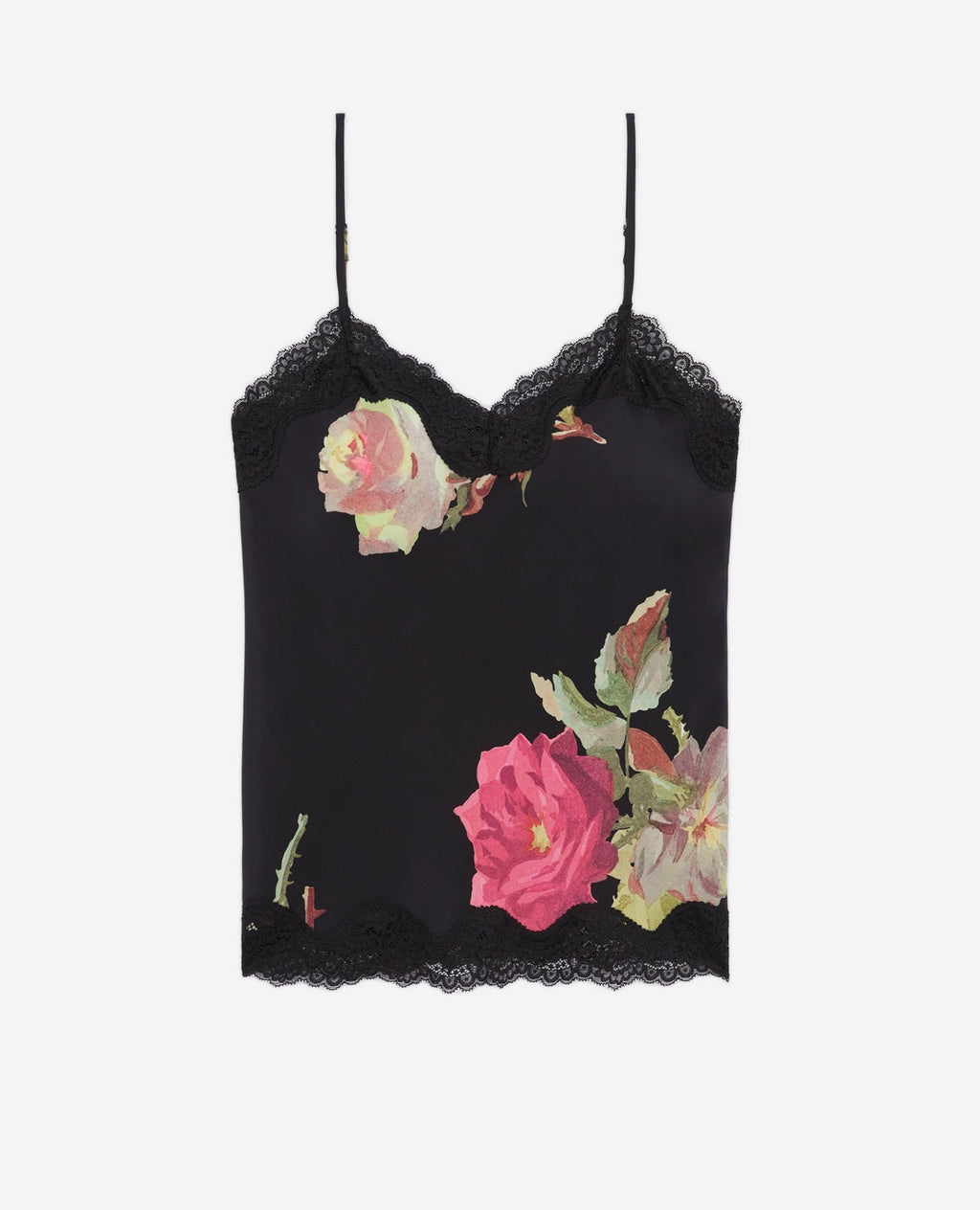 The Kooples - Caraco En Soie - Noir - Femme