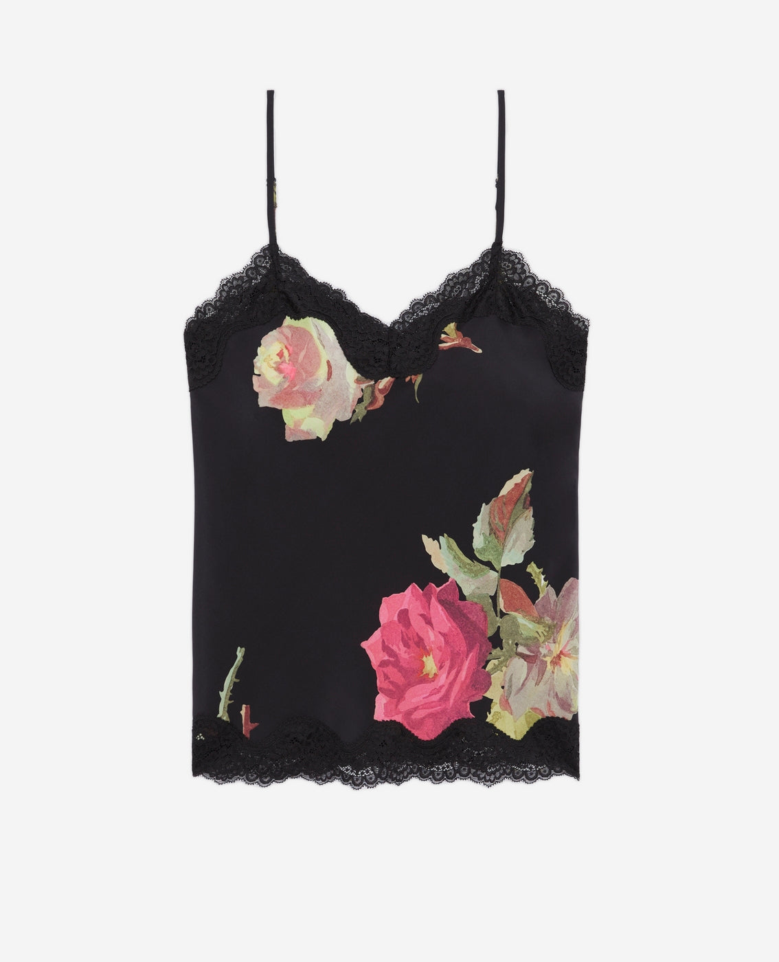 The Kooples - Caraco En Soie - Noir - Femme