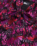 The Kooples - Chemisier - Noir Et Rose - Femme