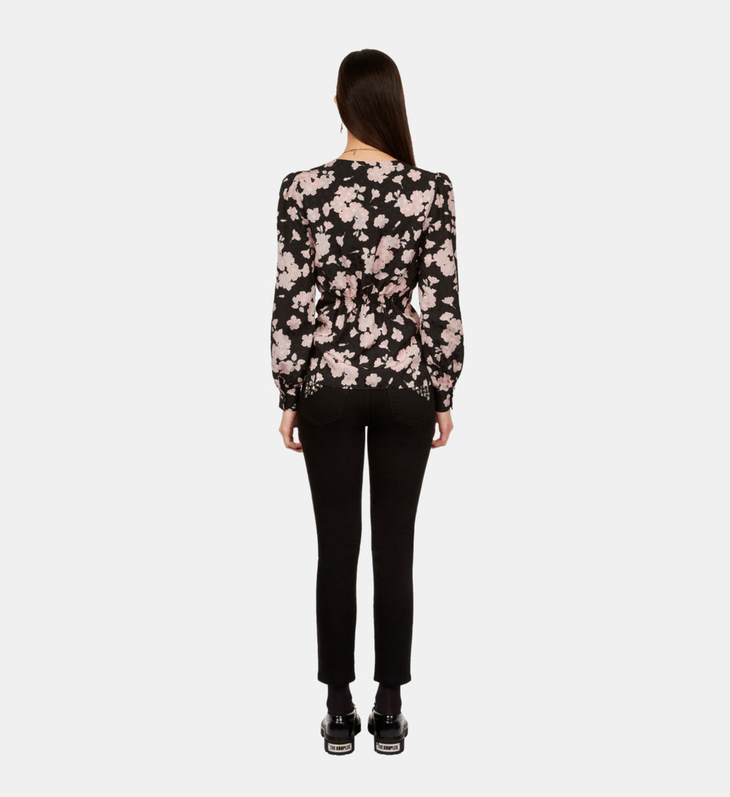 The Kooples - Long-Sleeved Jacquard Top