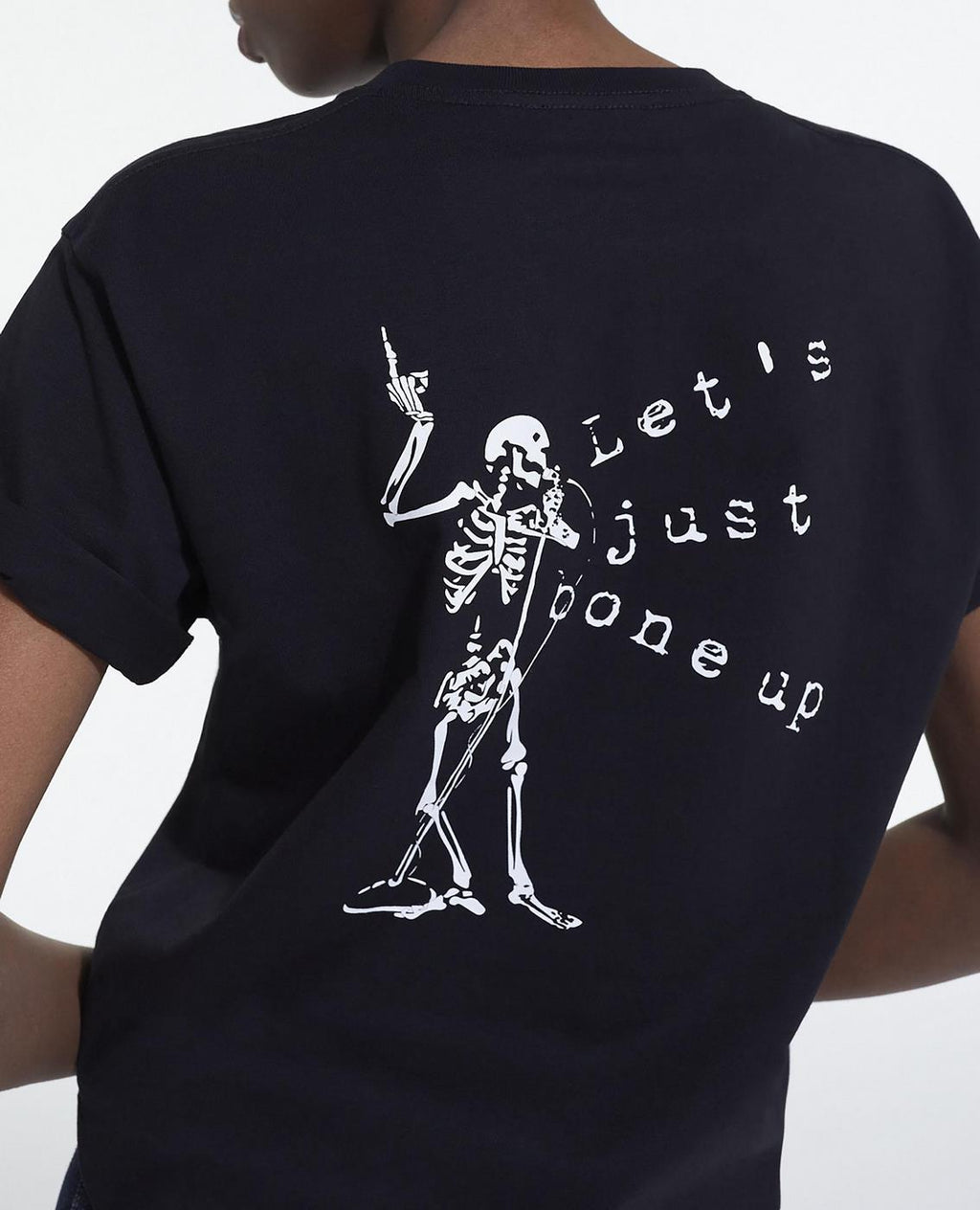 The Kooples - T-Shirt Manches Courtes Serigraphie Monochrome - Femme