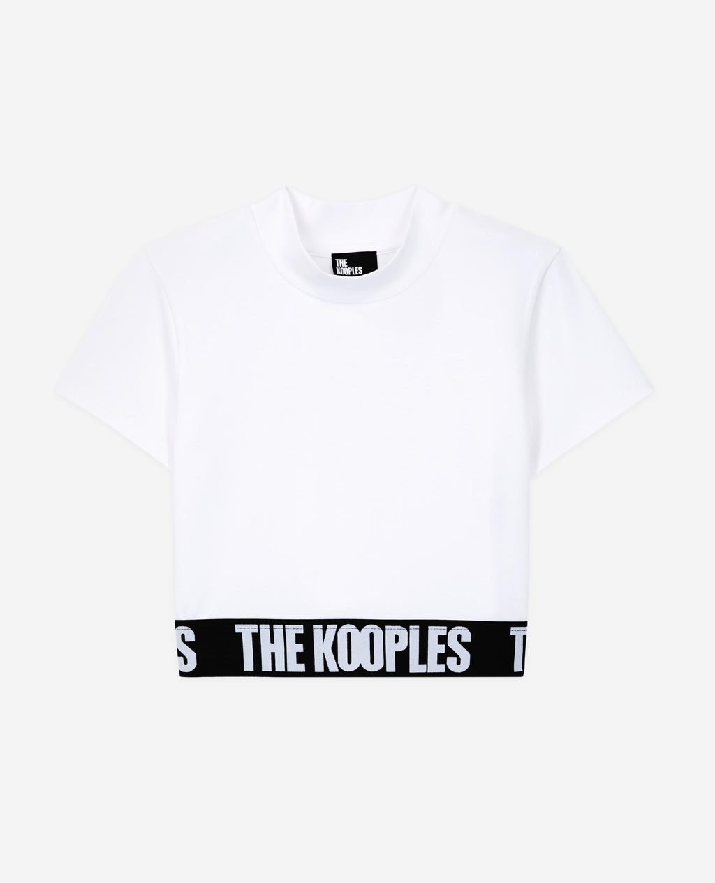 The Kooples - T-Shirt Femme Court À Logo Blanc - Femme