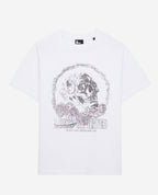 The Kooples - T-Shirt Manches Courtes Avec Print Skull And Roses - Femme