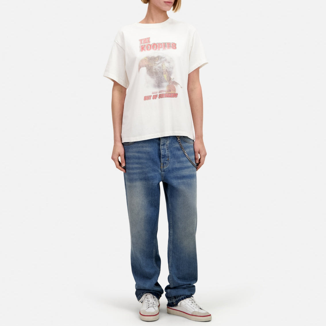 The Kooples - T-Shirt - Écru - Femme