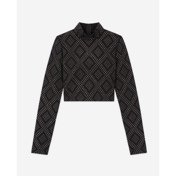 The Kooples - Camiseta Ml Diamond Dots - Mujer