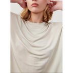 Round-Neck T-Shirt - Silver - Women