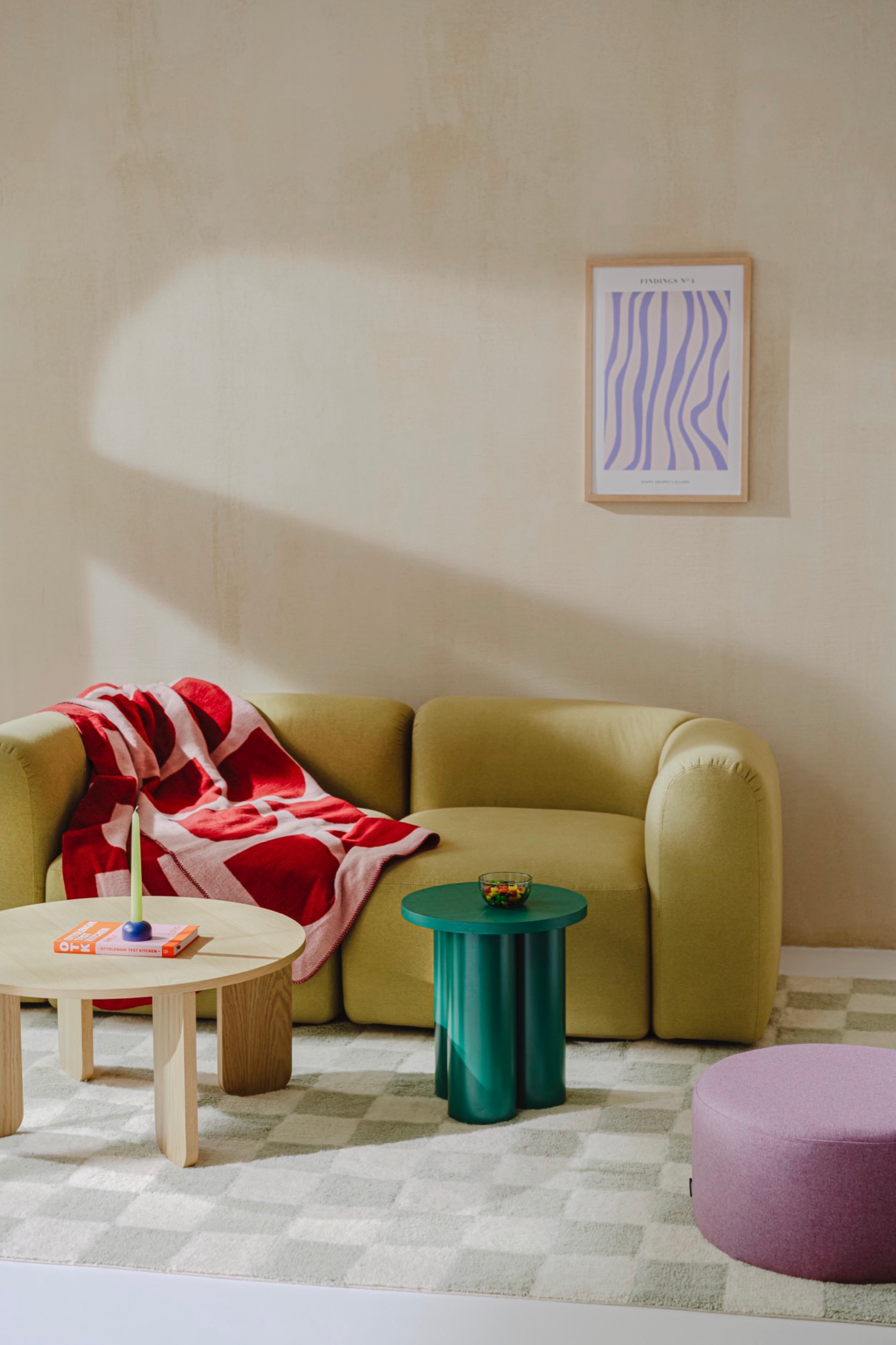 Taburete Oly - Watermelon Green