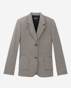 The Kooples - Women's Houndstooth Blazer - Beige-Brown - Women