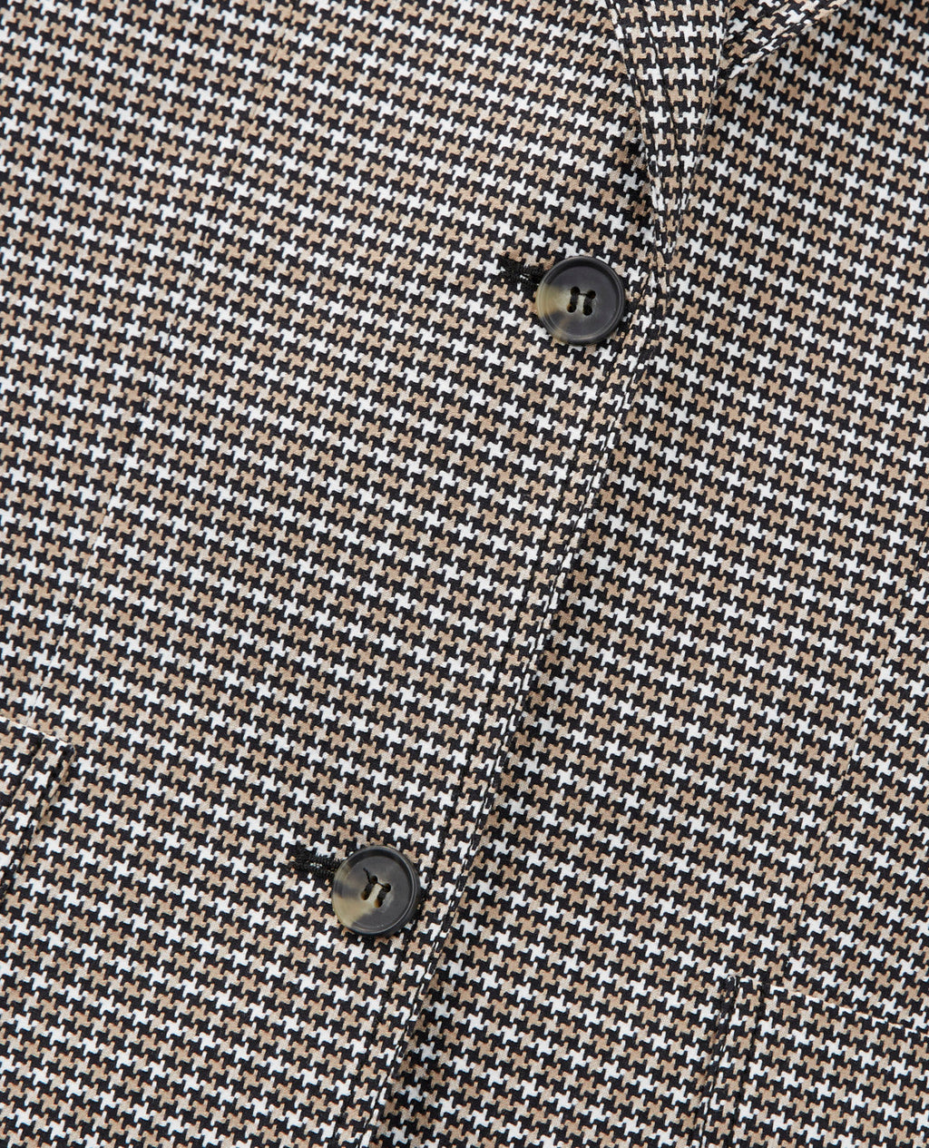 The Kooples - Women's Houndstooth Blazer - Beige-Brown - Women