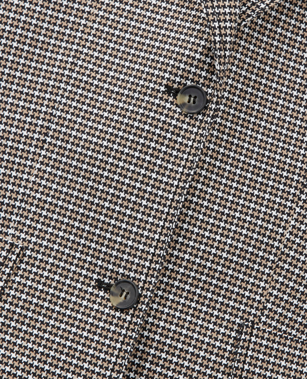 The Kooples - Women's Houndstooth Blazer - Beige-Brown - Women