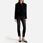 The Kooples - Veste En Tweed - Noir - Femme