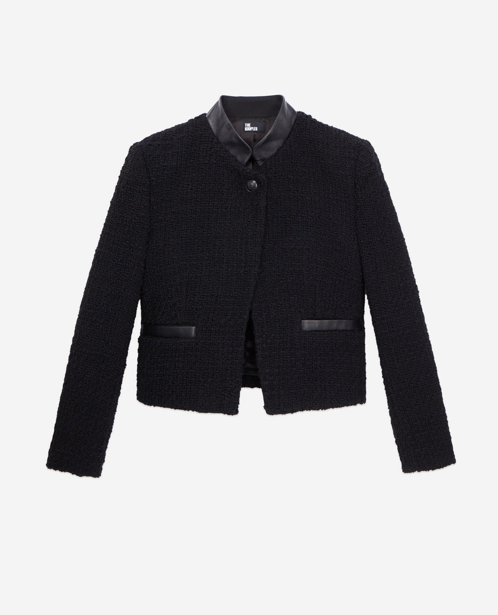 The Kooples - Veste En Tweed - Noir - Femme