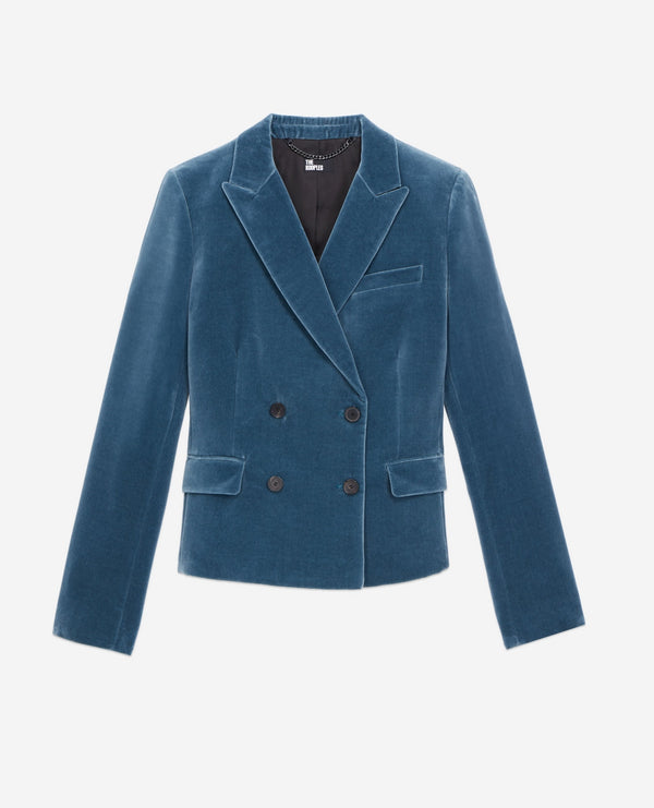 The Kooples - Veste De Costume - Bleu - Femme