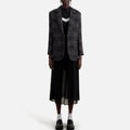 The Kooples - Veste En Laine Et Alpaga - Noir Et Blanc - Femme