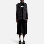 The Kooples - Veste En Laine Et Alpaga - Noir Et Blanc - Femme