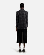 The Kooples - Veste En Laine Et Alpaga - Noir Et Blanc - Femme