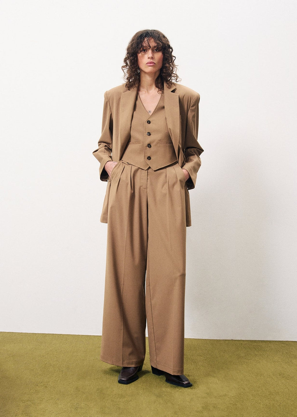 Pantaloni Lorina - Cammello