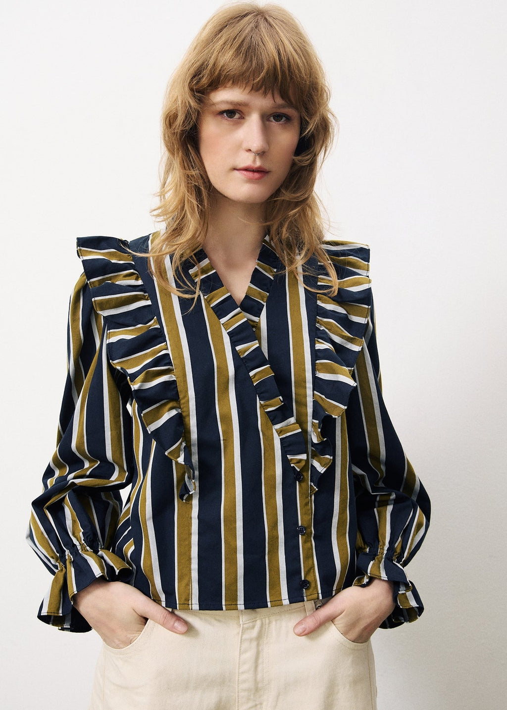 Blusa Taya - Azul Marino