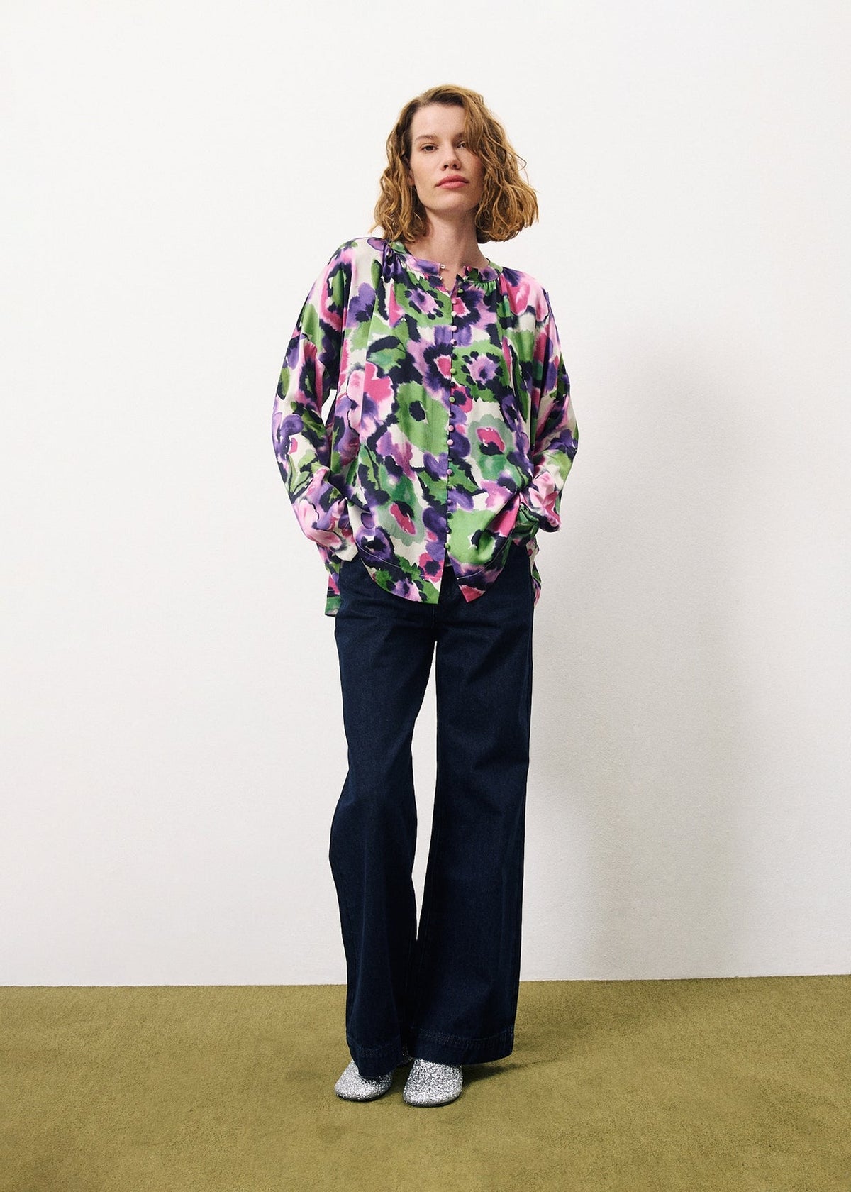 Camisa Penelope - Frnch Bouquet