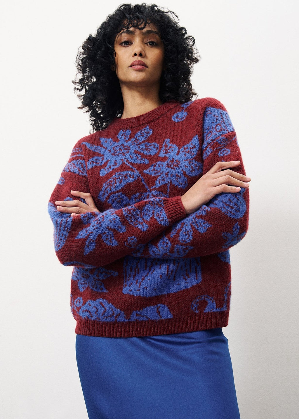 Maglione Egenie - Flora Blue