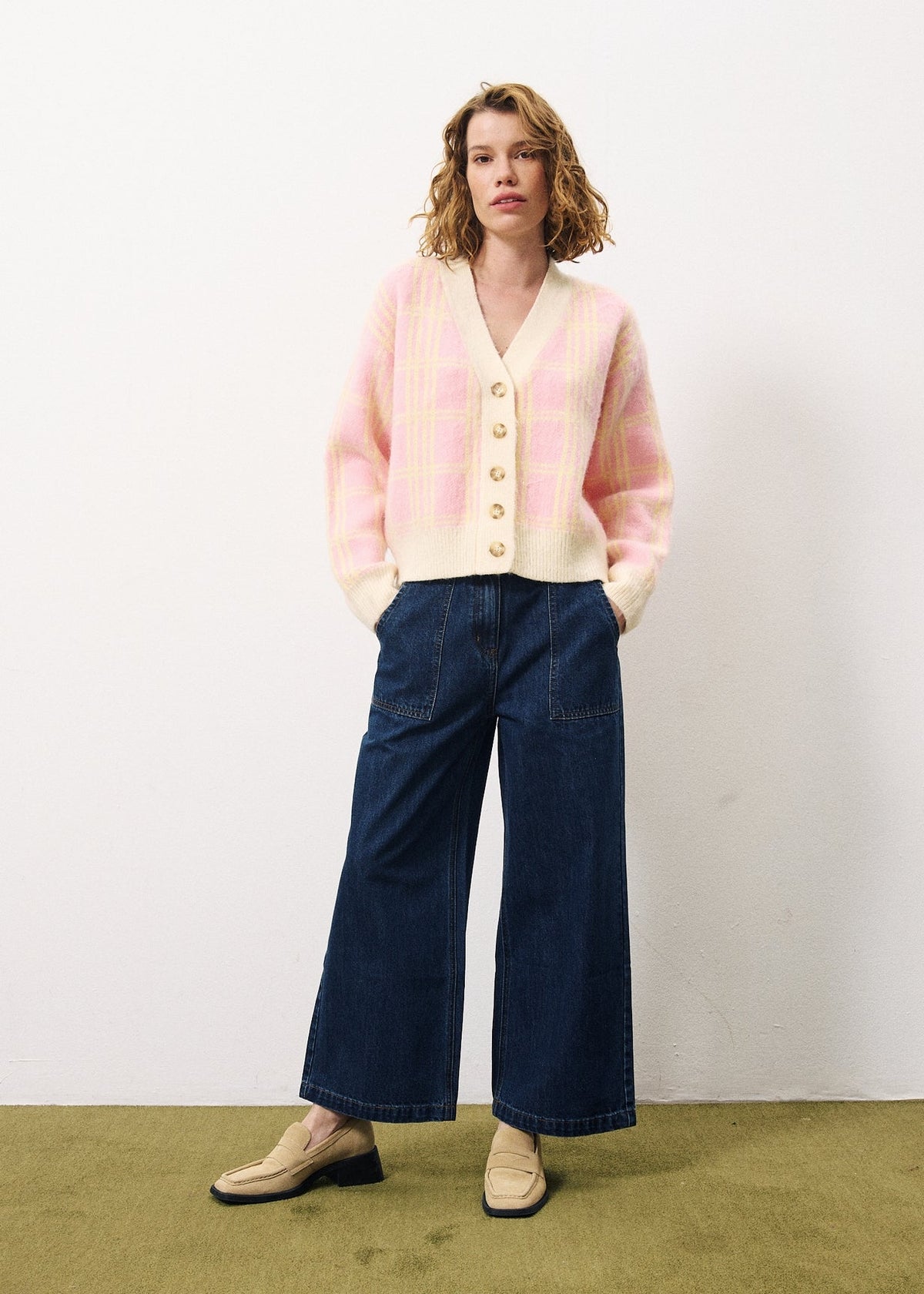 Manila Cardigan - Pale Pink