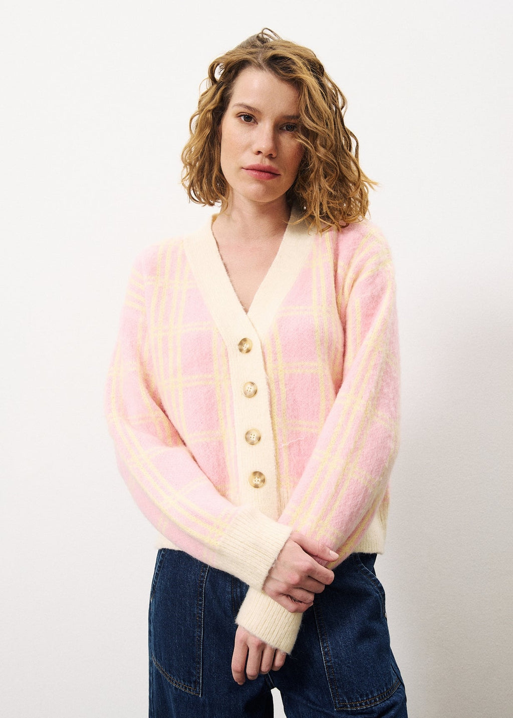 Manila Cardigan - Pale Pink