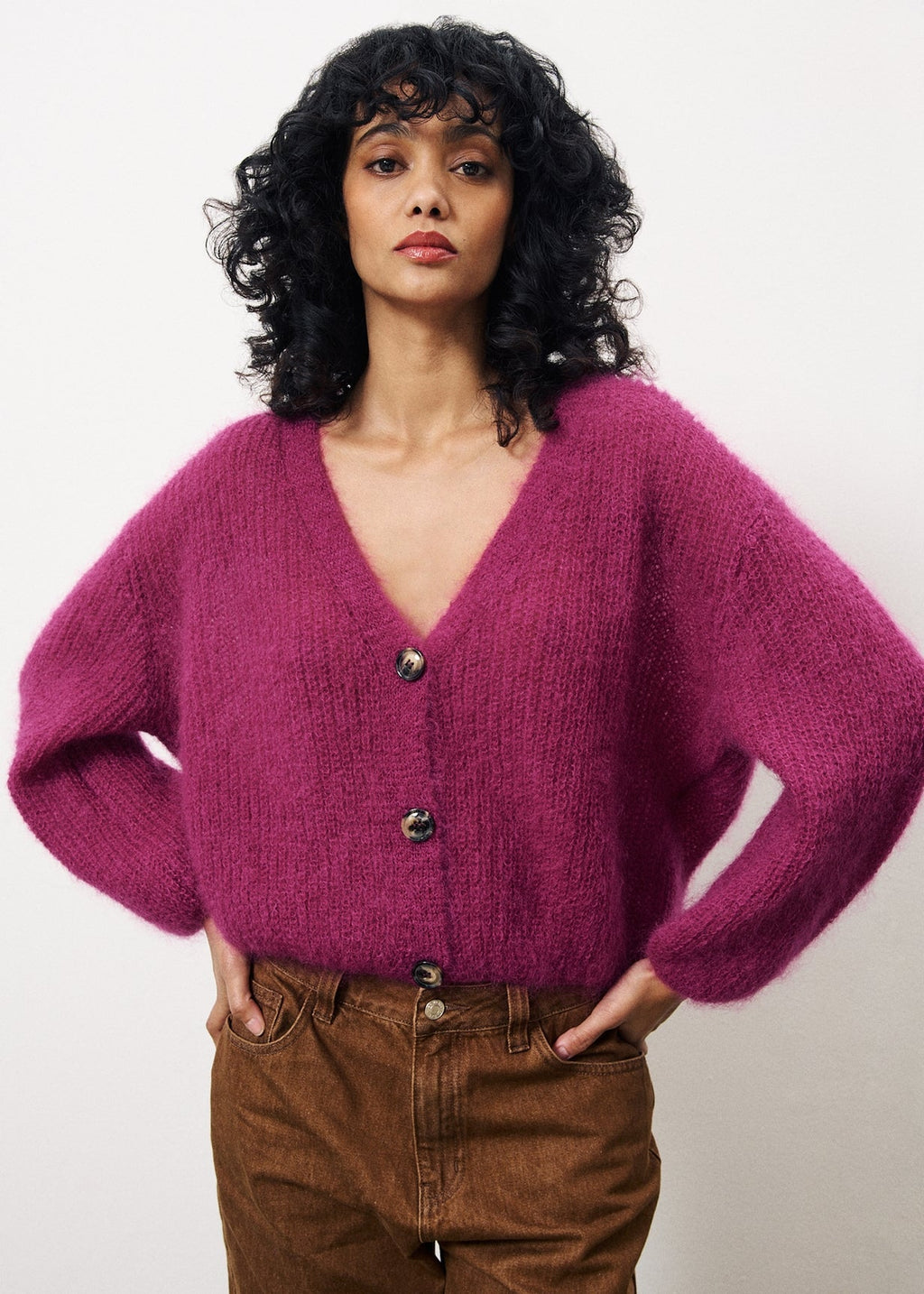 Cardigan Enorah - Ciclamino