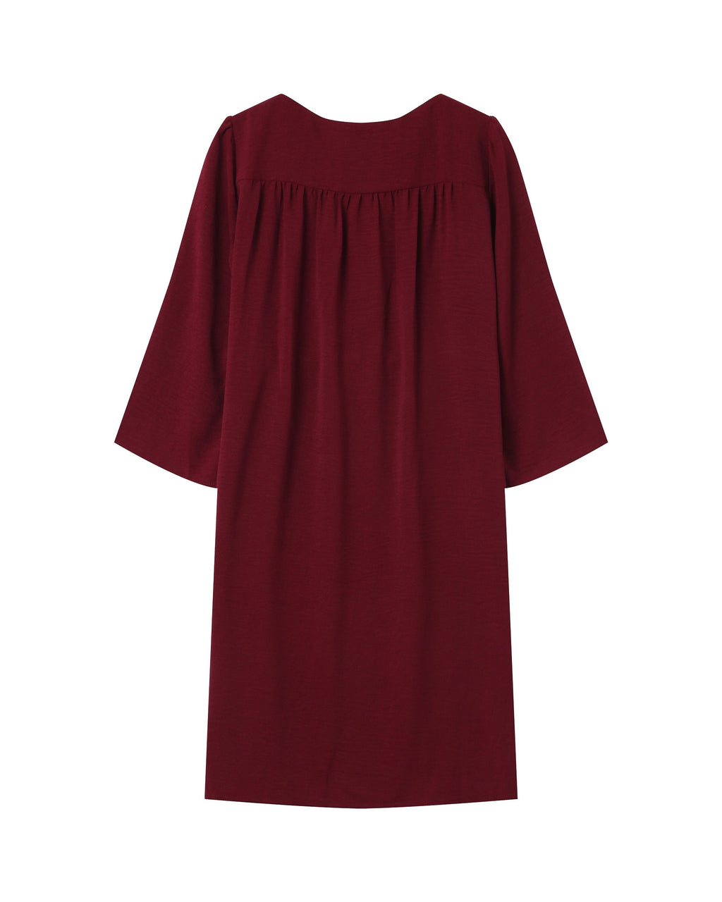 Robe Courte Babydoll Bordeaux Susana