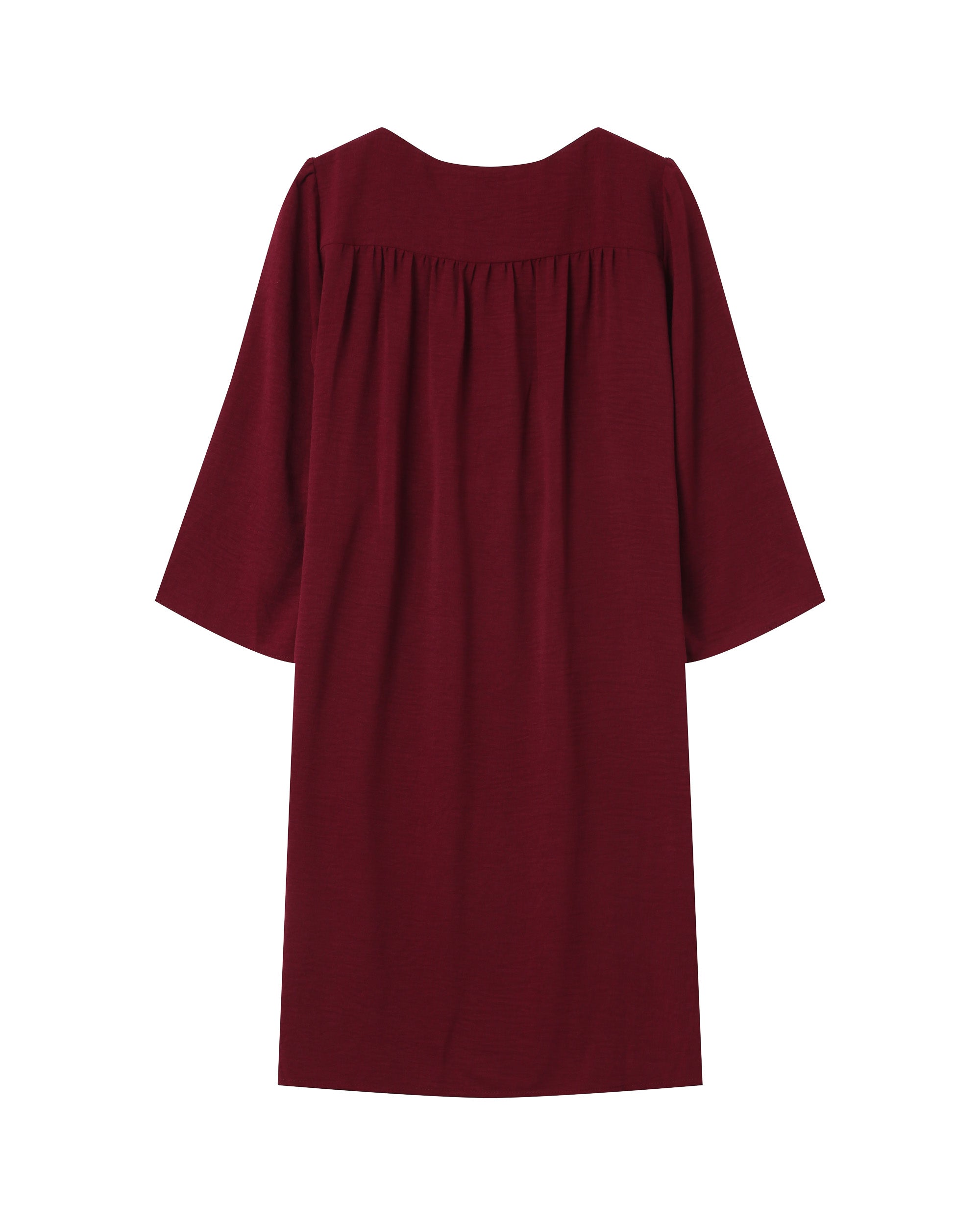 Robe Courte Babydoll Bordeaux Susana