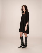 Robe Courte Babydoll Noir Susana