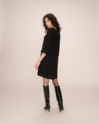 Robe Courte Babydoll Noir Susana