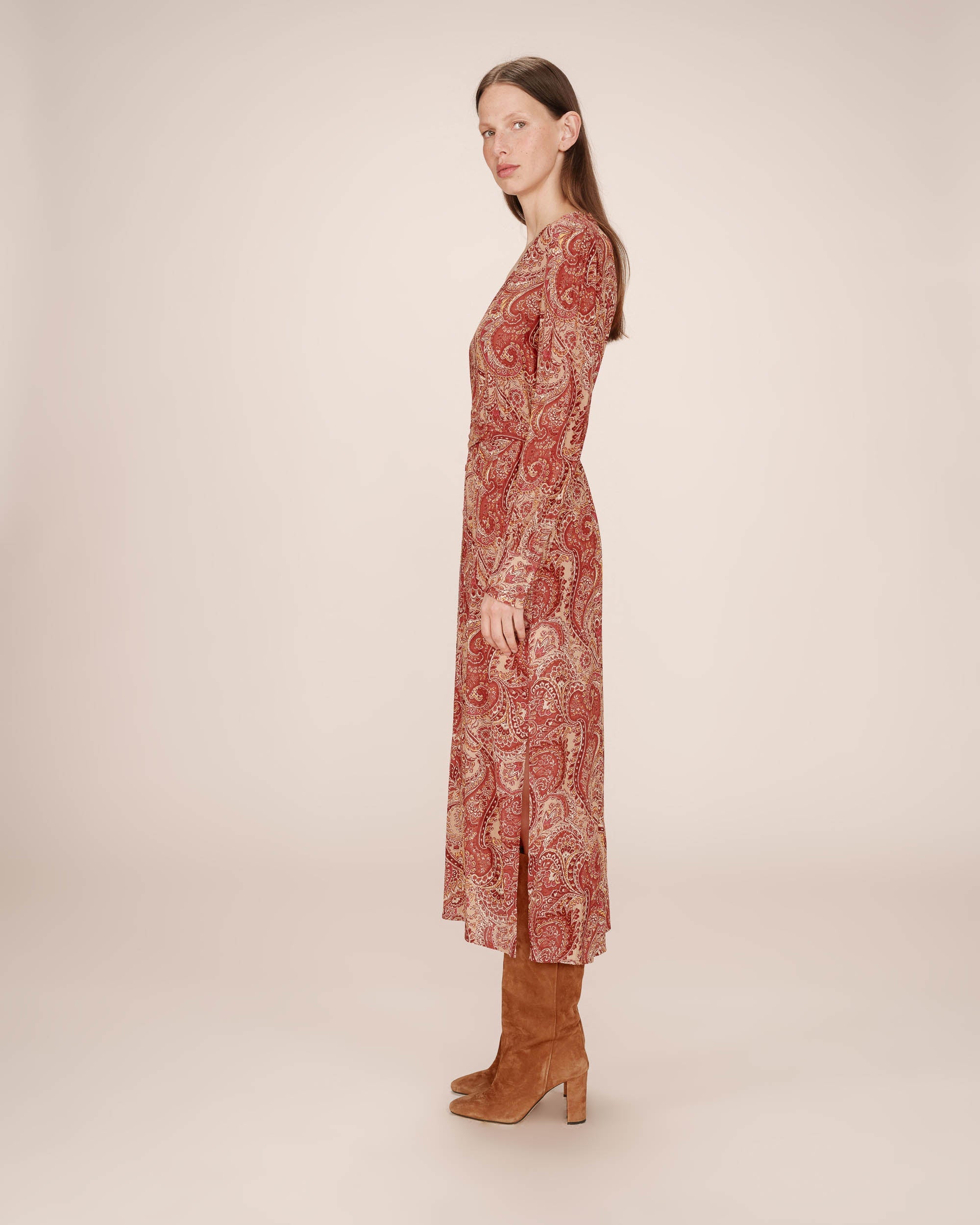 Robe Longue Bohã¨Me Terracotta Source