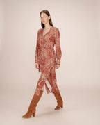 Robe Longue Bohã¨Me Terracotta Source