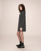 Robe Pull Courte Anthracite Sandrine