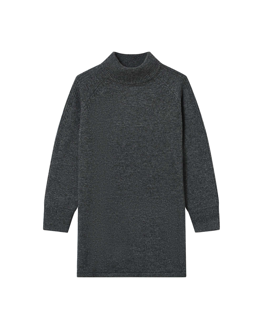 Robe Pull Courte Anthracite Sandrine